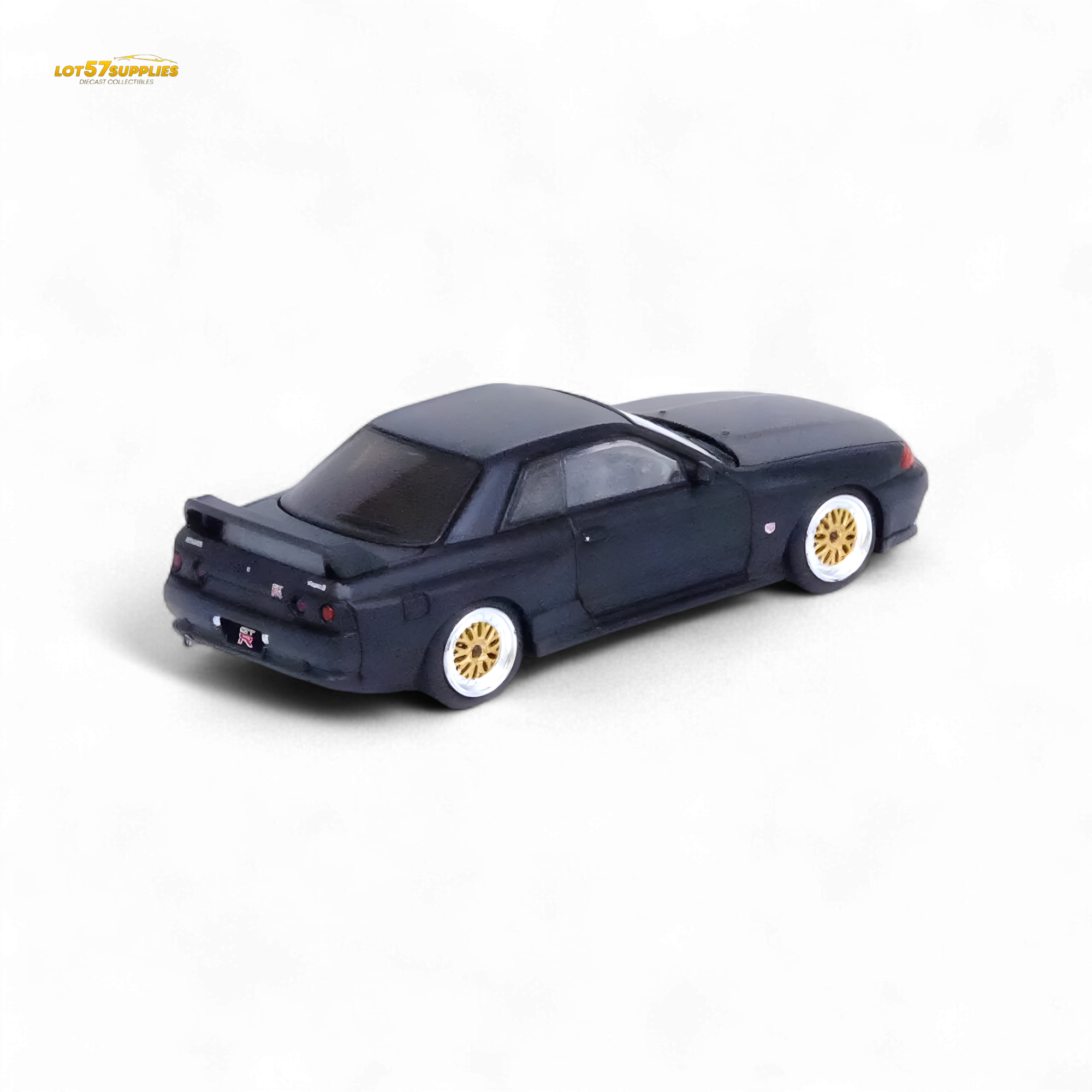 Inno64 Nissan Skyline GT-R R32 Matt Black "THE DIECAST COMPANY" Special Edition 1:64 IN64-R32-MB