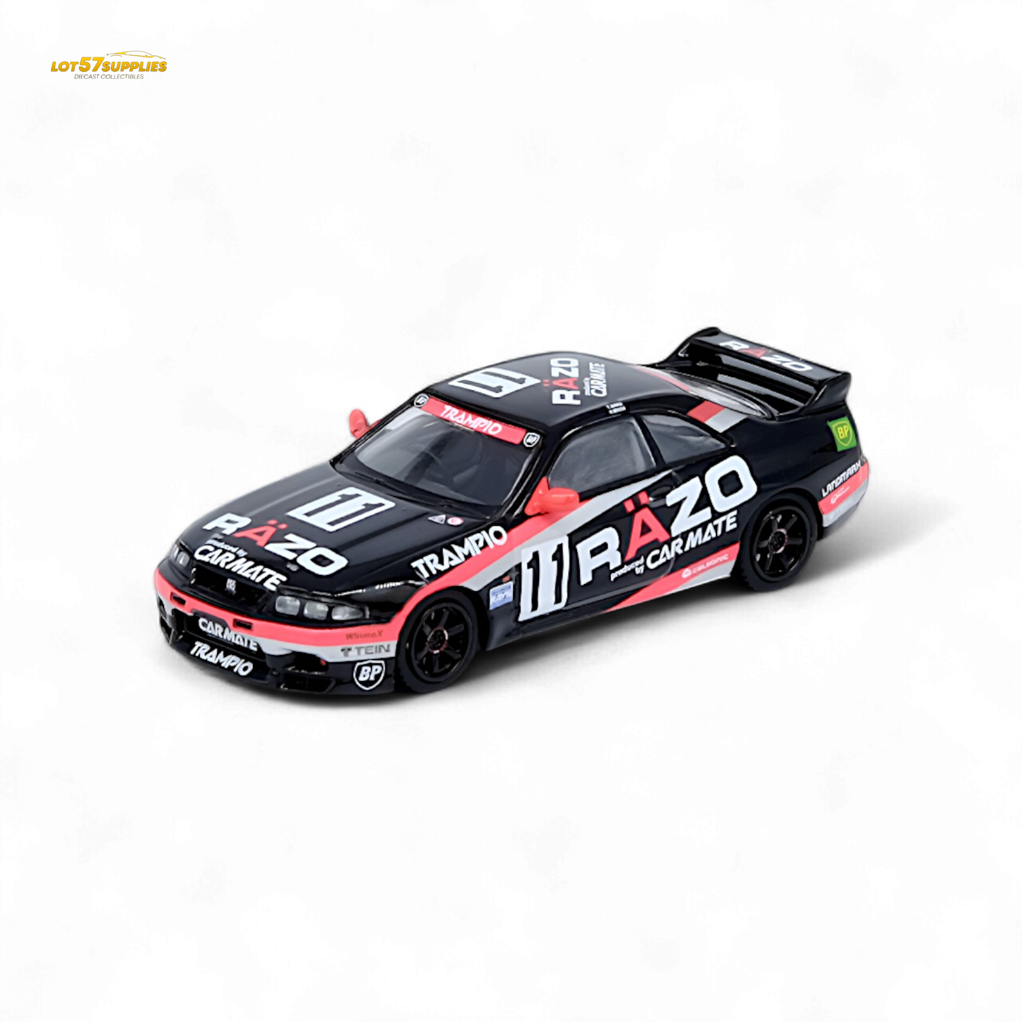 Inno64 NISSAN SKYLINE GT-R R33 #11 "RAZO TRAMPIO" N1 Super Endurance Series - SENDAN HIGHLAND 1995 Winner 1:64