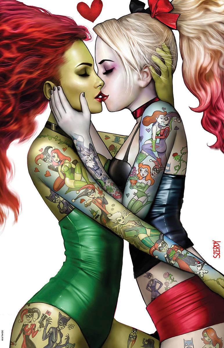 [SIGNED W/ COA] HARLEY QUINN #31 NATHAN SZERDY (616) EXCLUSIVE IVY TATTOO VIRGIN VAR [IN STOCK]