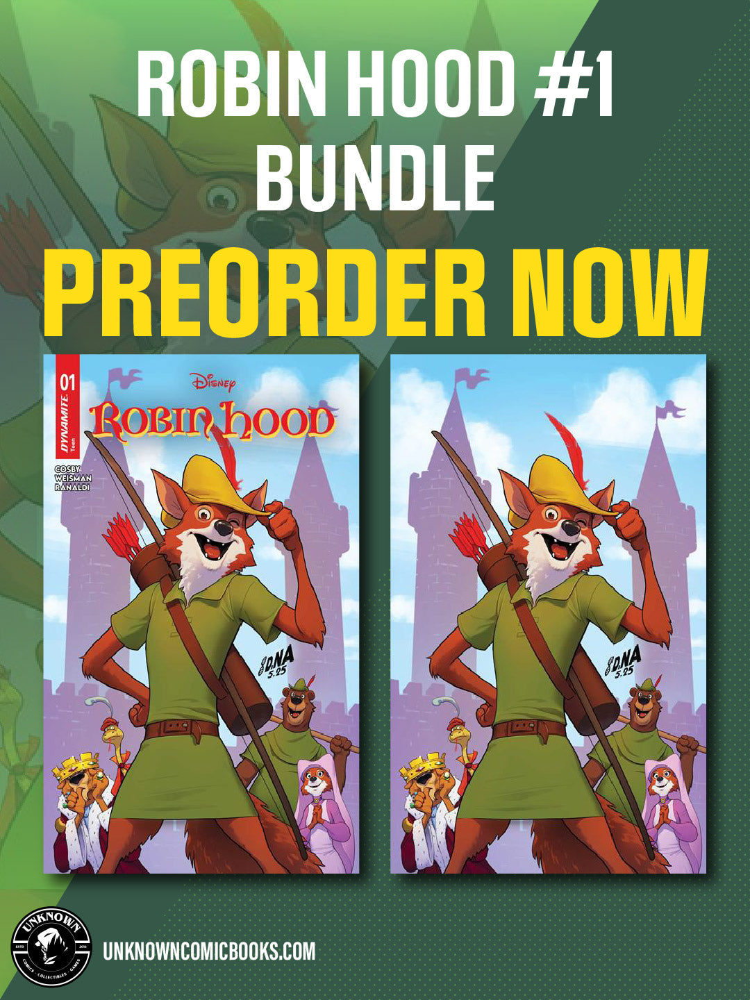 [2 PACK] ROBIN HOOD #1 DAVID NAKAYAMA BUNDLE (11/25/2026)