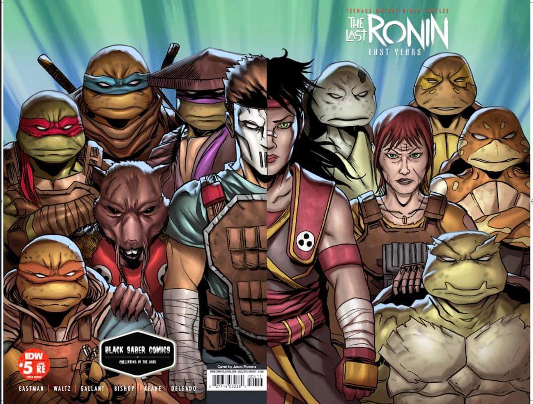TEENAGE MUTANT NINJA TURTLES: THE LAST RONIN--LOST YEARS #5 JASON FLOWERS EXCLUSIVE VAR (07/19/2023)