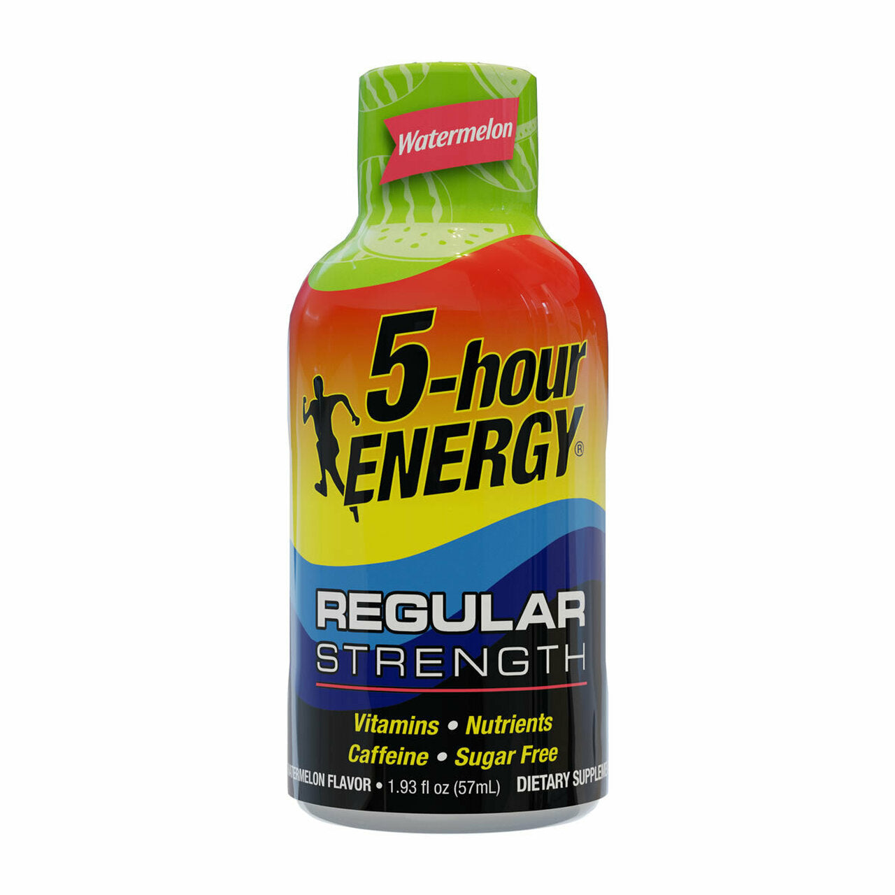24 Pack 5-hour ENERGY Regular Strength Shots, Watermelon Flavor 1.93 Fl Oz