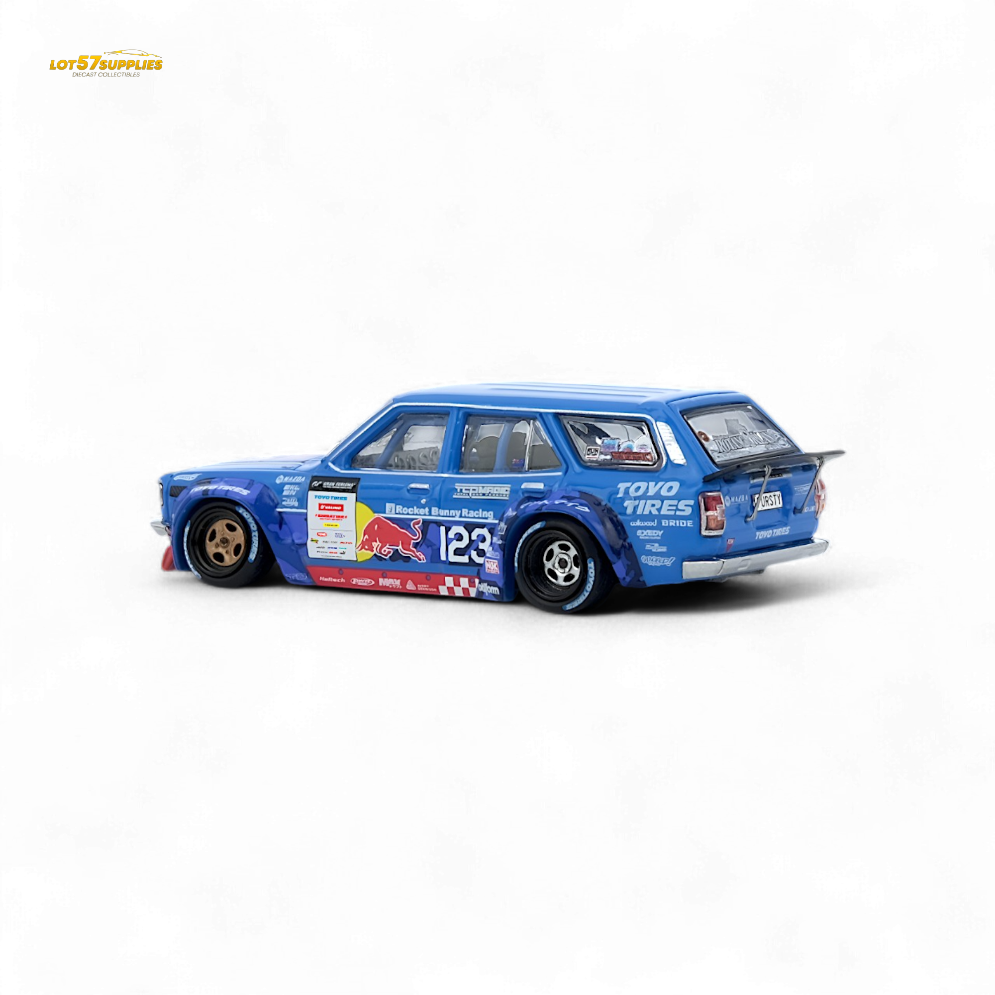 Inno64 MAD MIKE 1976 MAZDA RX3 Station Wagon D1GP Series 2024 1:64