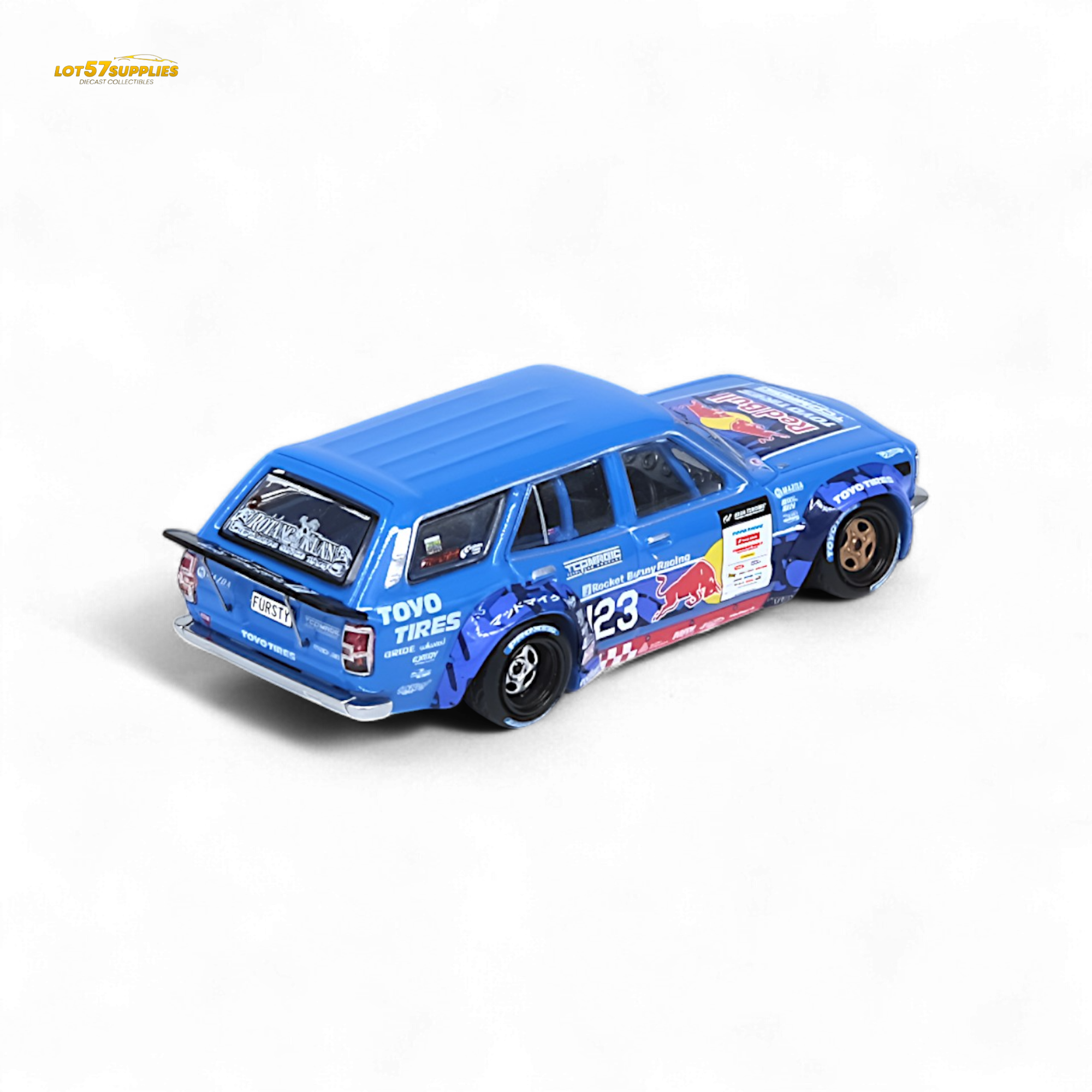 Inno64 MAD MIKE 1976 MAZDA RX3 Station Wagon D1GP Series 2024 1:64
