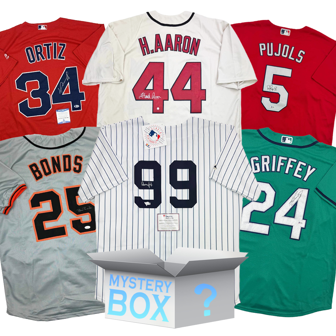 Random Autographed/Signed Baseball Jersey Mystery Box with PSA JSA or Beckett COA