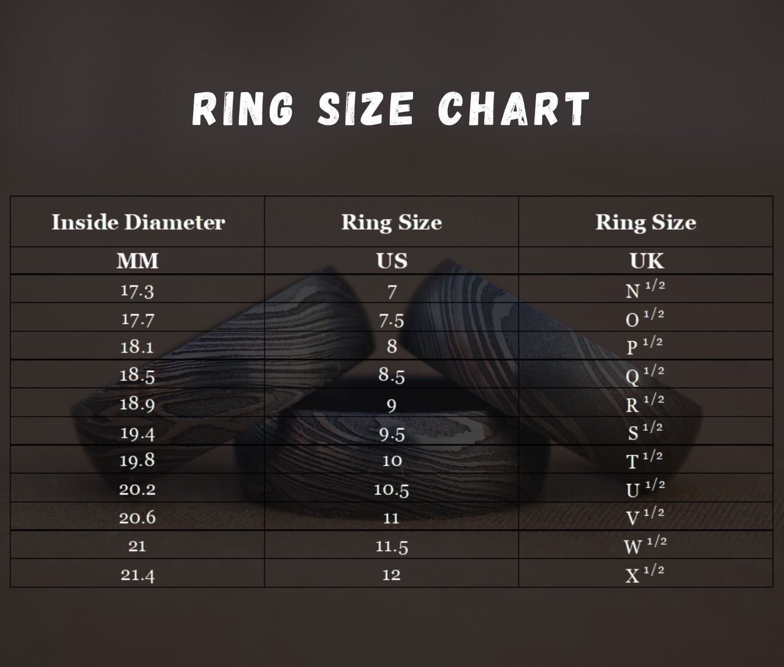 Timeless Bond Hand-Forged Damascus Steel Proposal Memory Ring by KBS Knives Store