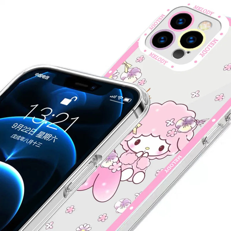 MY Melody Kuromi Cinnamoroll Case For iPhone