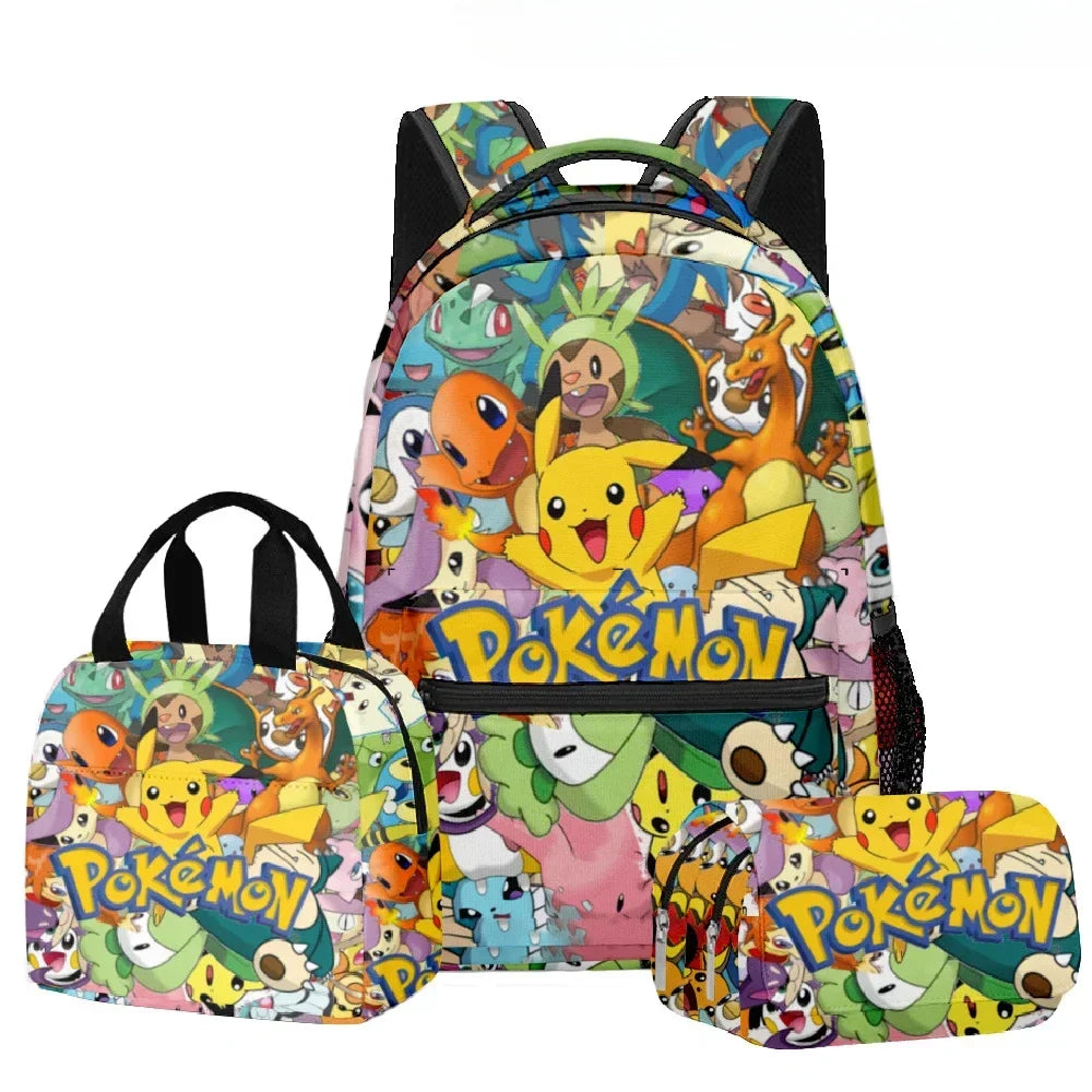 Pokemon School Backpack Set