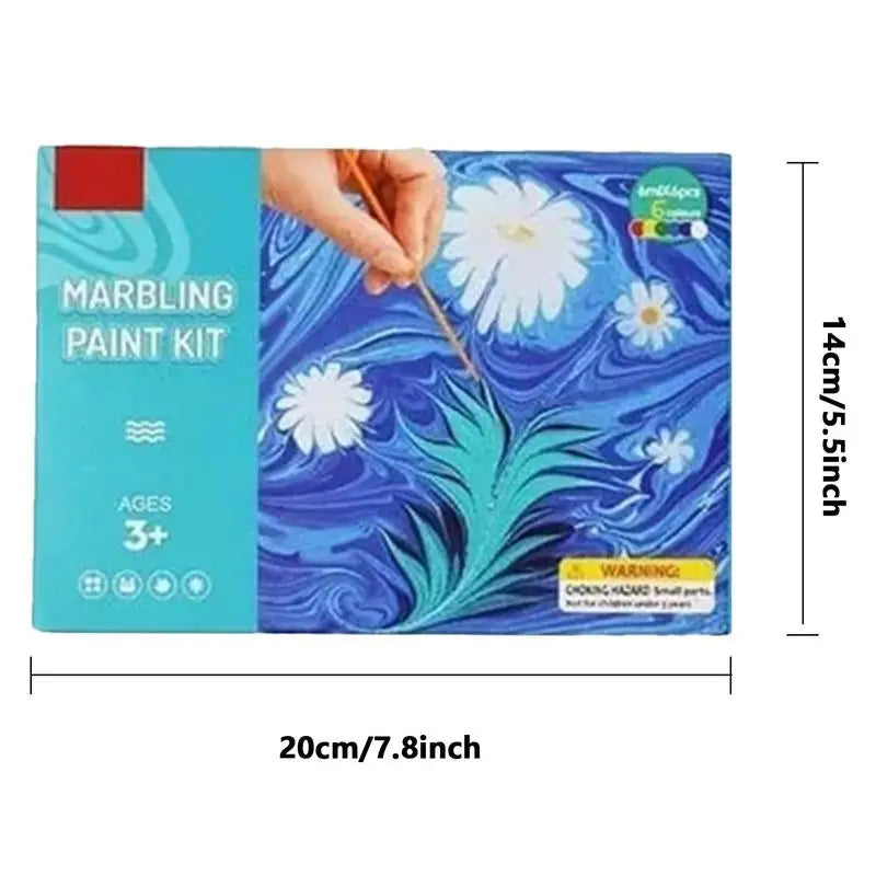 Water Marbling Paint Set – DIY Art Kit for Kids & Adults