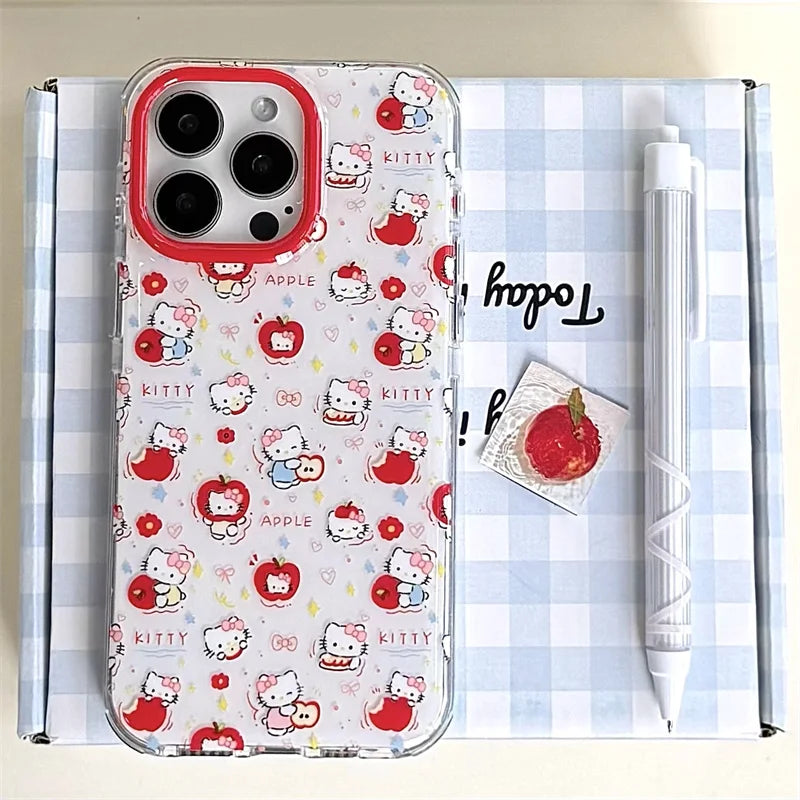 Fashion Cute Hellokitty Magnetic Phone Case For iPhone