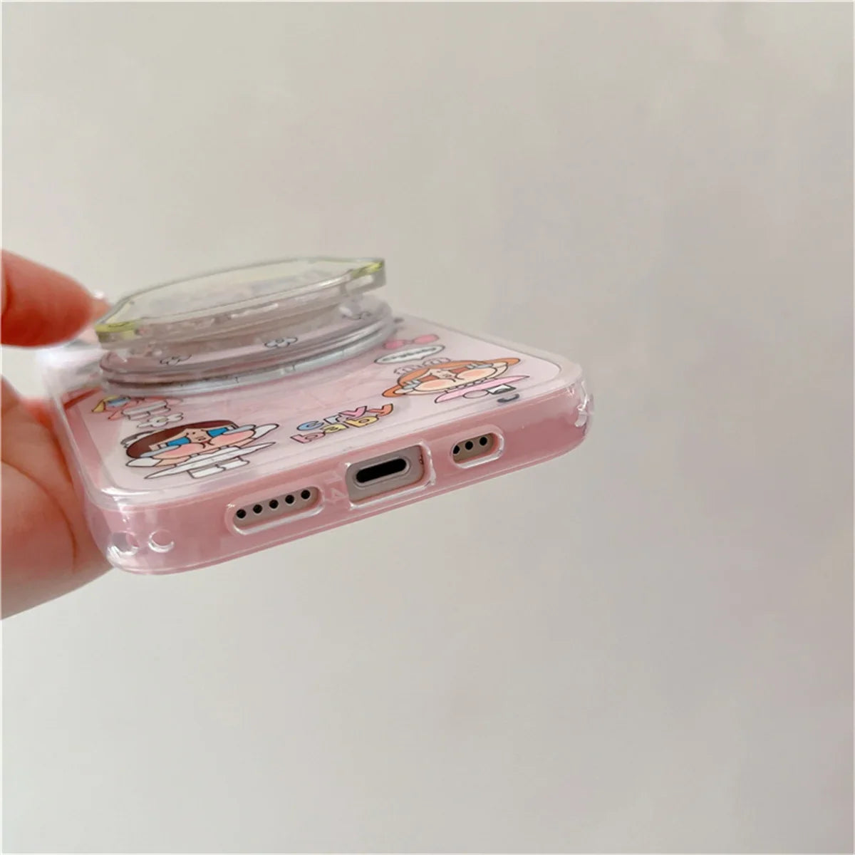 Funny Cute Crying Girl Magnetic Phone Case For iPhone