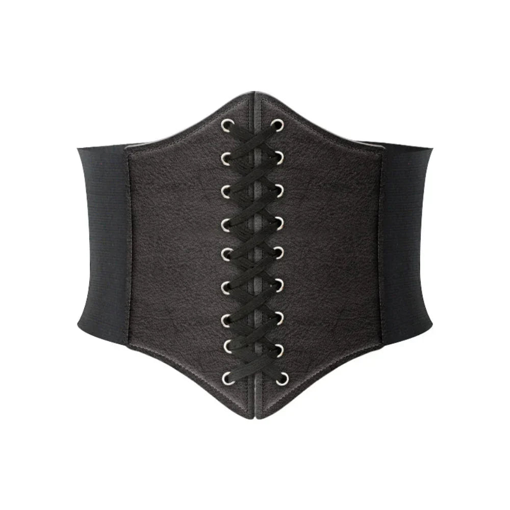 Punk Wide Kris Kros Leather Corset
