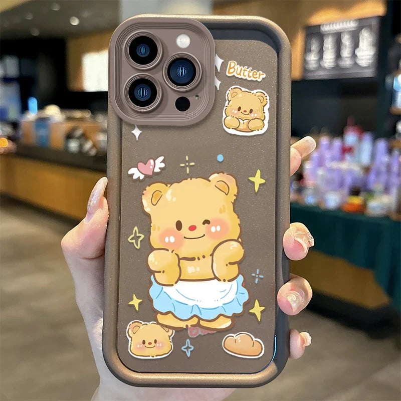Fun Butter Bear Phone Case