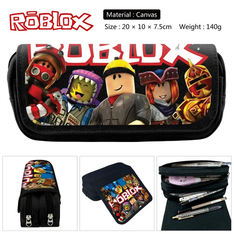 Roblox Anime Game Canvas Pencil Case