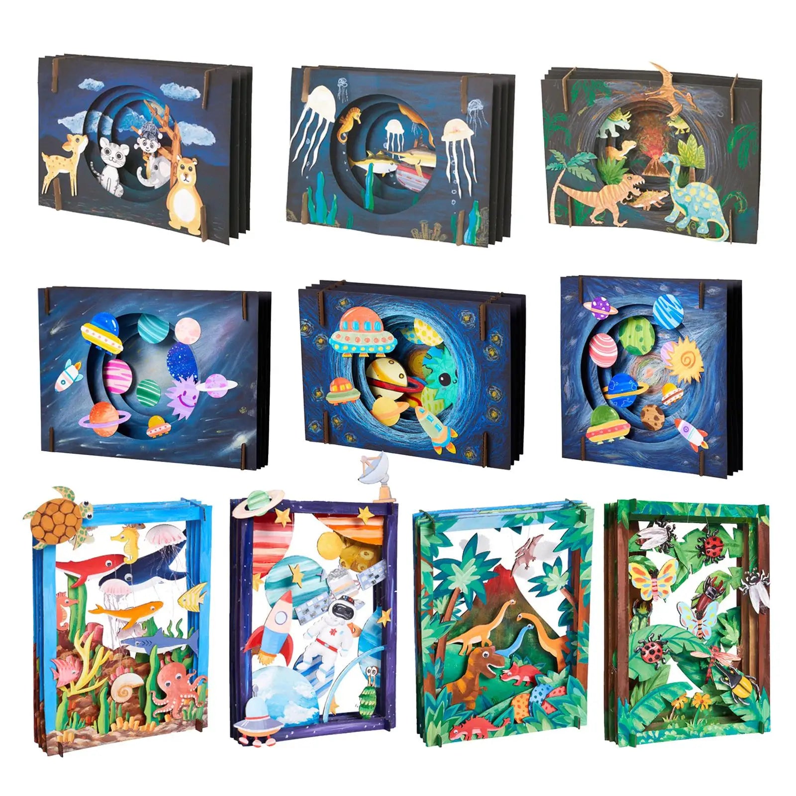 3D Coloring Craft Kit – DIY Art & Puzzle Set for Kids