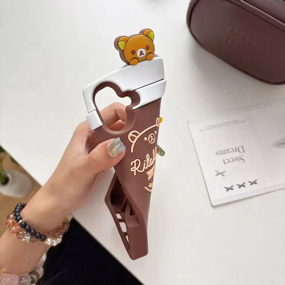 Rilakkuma So Cute 3D Cartoon Phone Case For iPhone