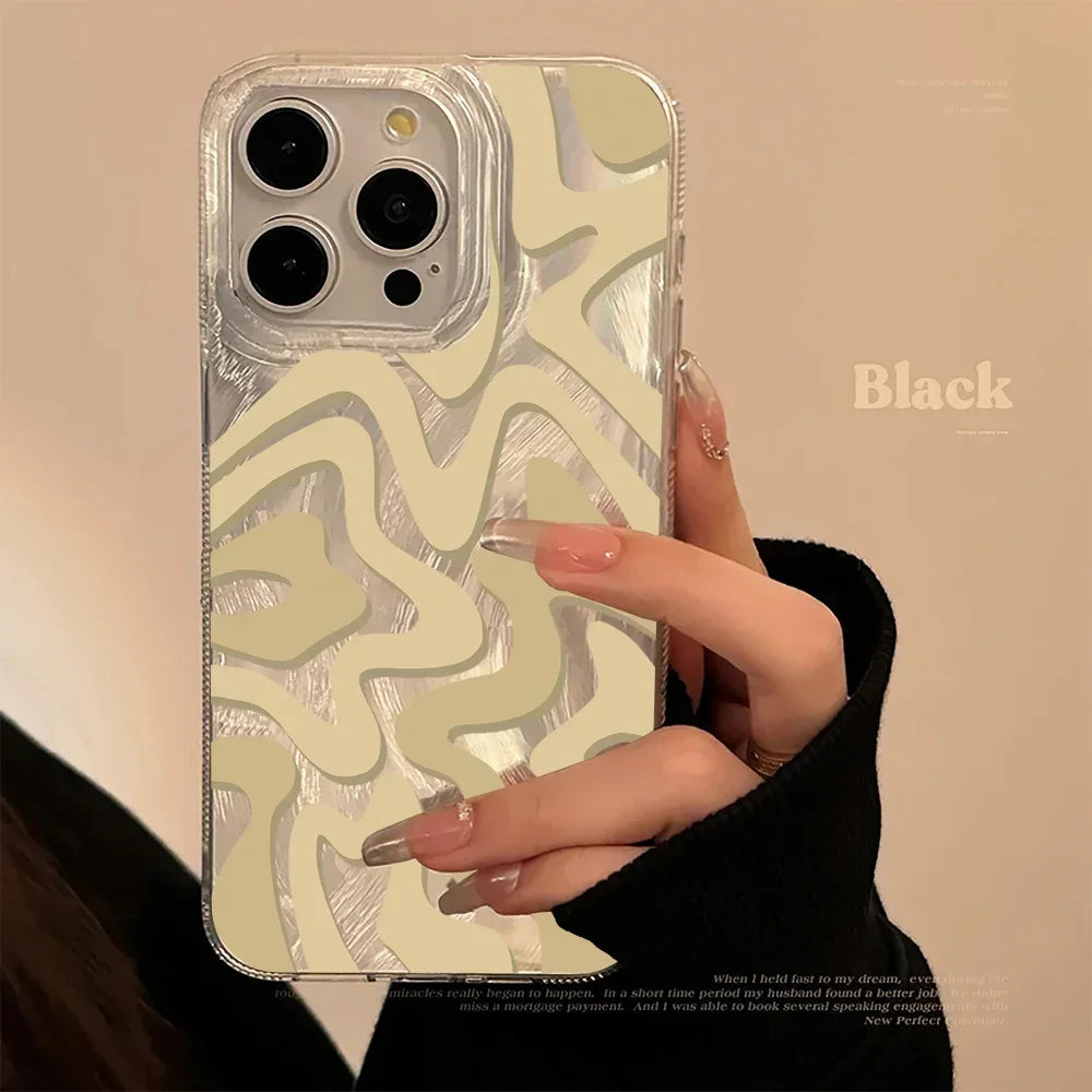 Luxury Laser Wave Pattern Phone Case