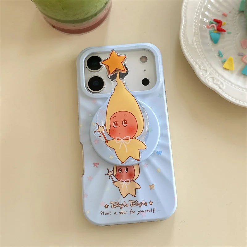 Fashion Cute Star Hellokitty Phone Case For iPhone
