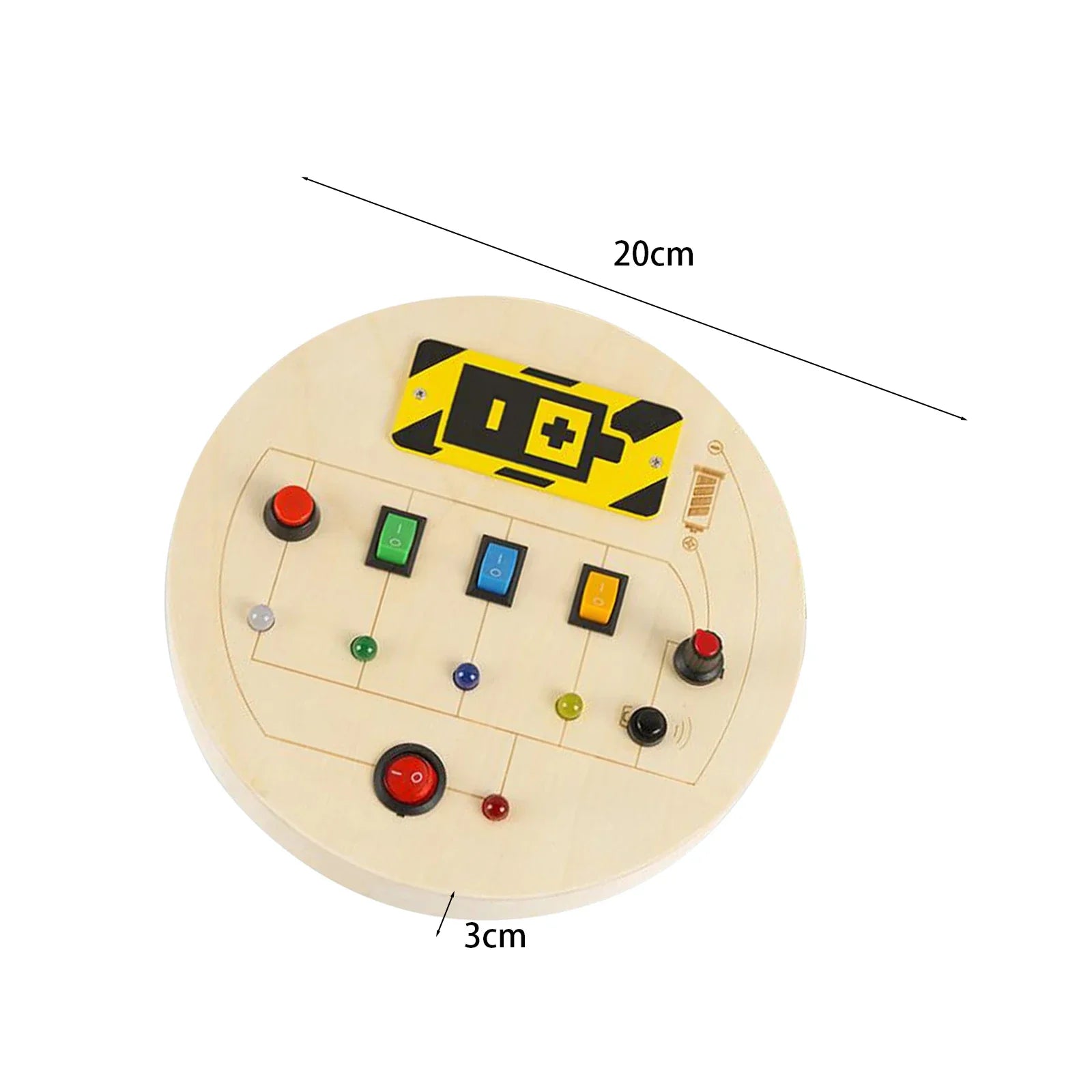 LED Light Switch Busy Board – Educational Toy for Toddlers