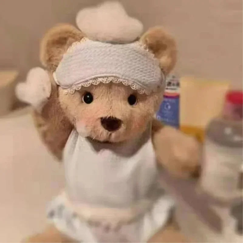 Teddy Bear Plush Doll with Changeable Clothes