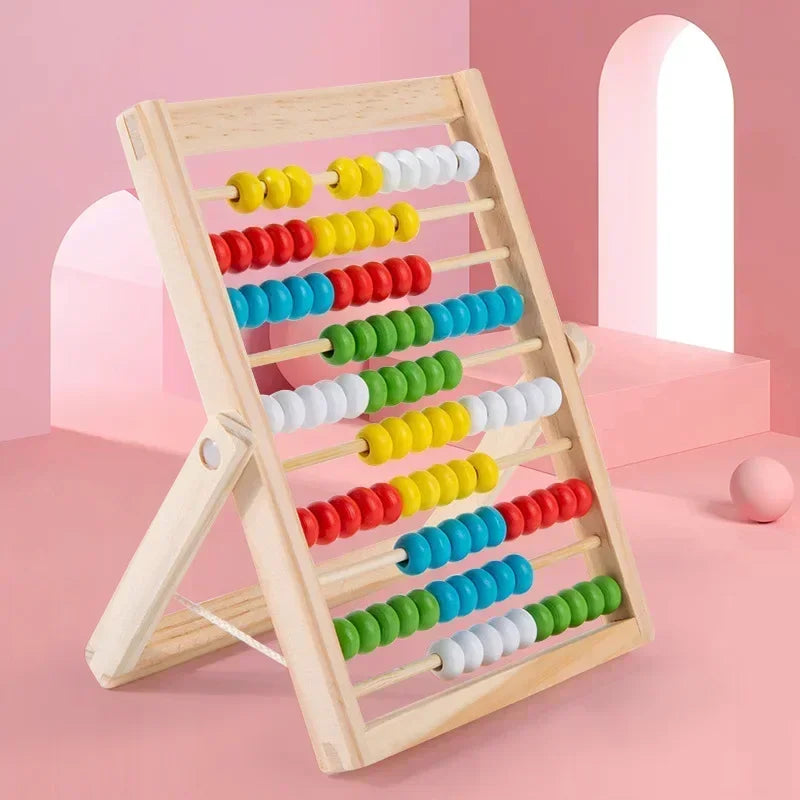 Wooden Counting Abacus – Math Learning Toy for Toddlers