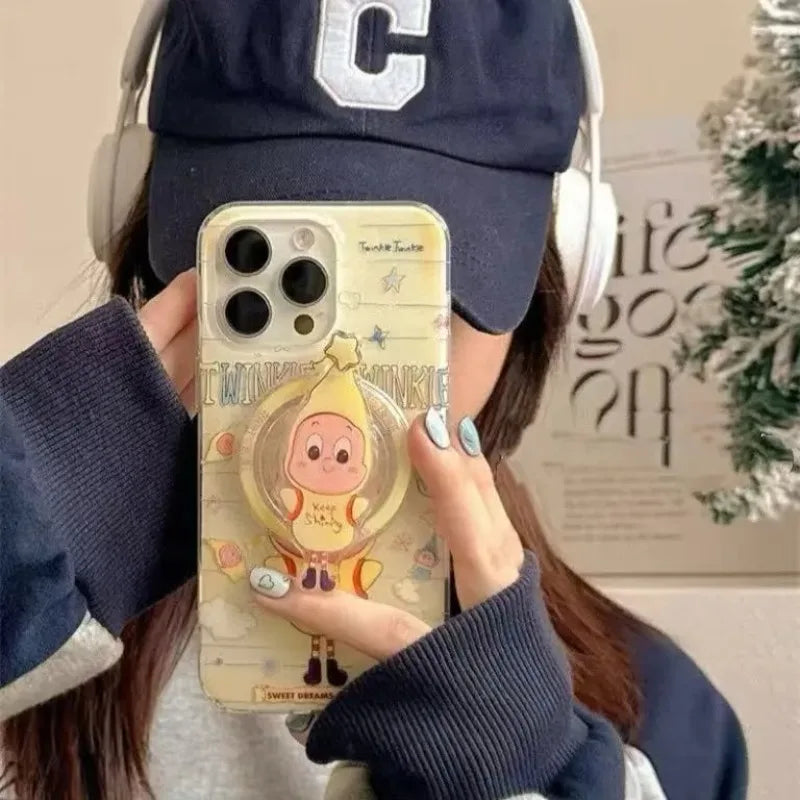 New Kawaii Twinkle Star Magnetic Phone Case For iPhone