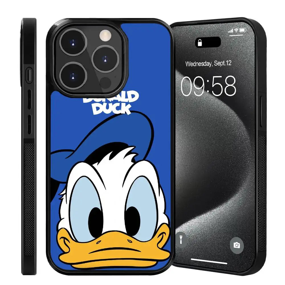 Cartoon Donald Duck Blue Phone Case Suitable For iPhone