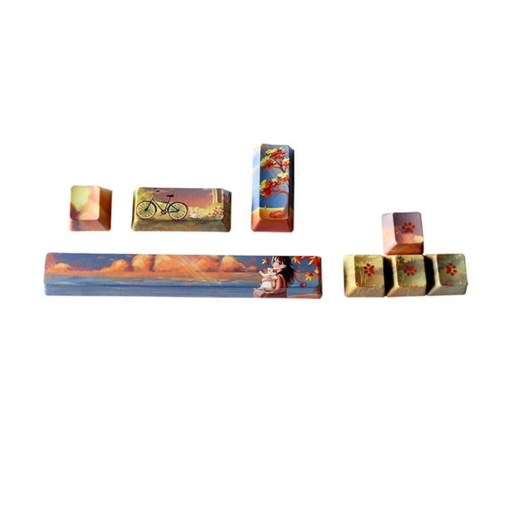 Cartoon Theme Keycap Set