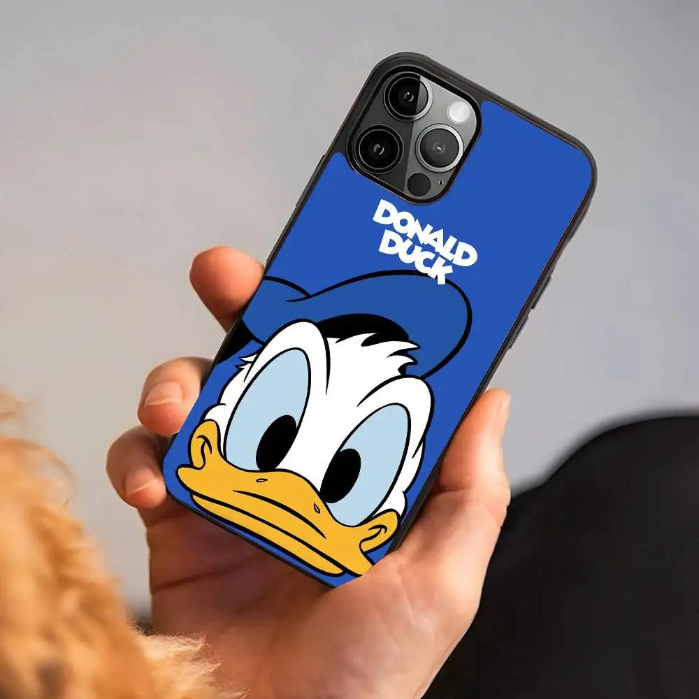 Cartoon Donald Duck Blue Phone Case Suitable For iPhone