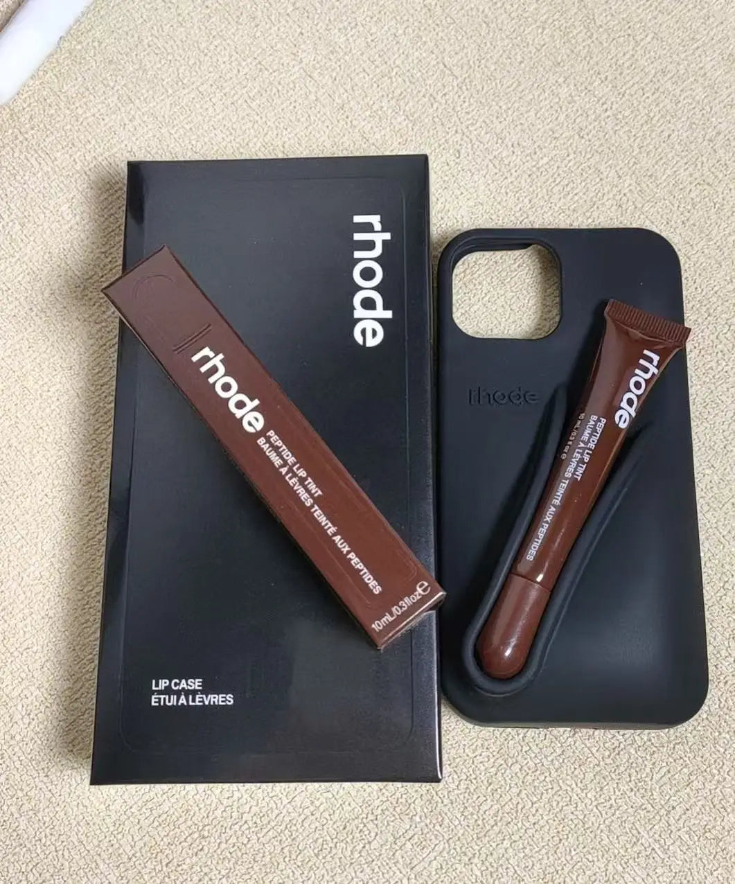 Full Set Rhode Phone Case -  Lip Case, Peptide Lip Tint & Gift Box