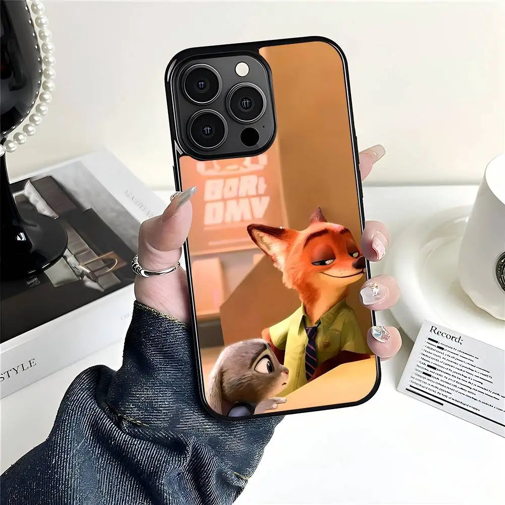 Cartoon Zootopia Phone Case Suitable For iPhone