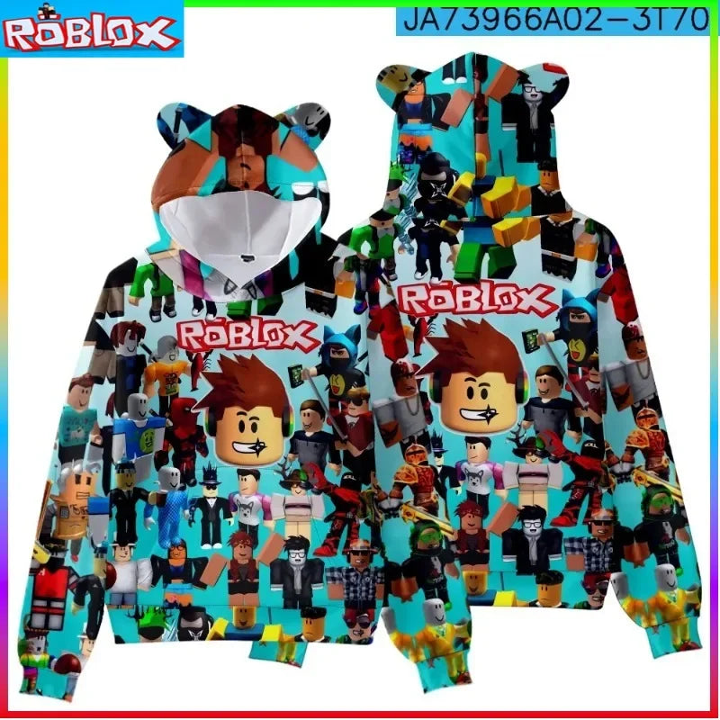 Roblox Cat Ear Hooded Sweatshirt