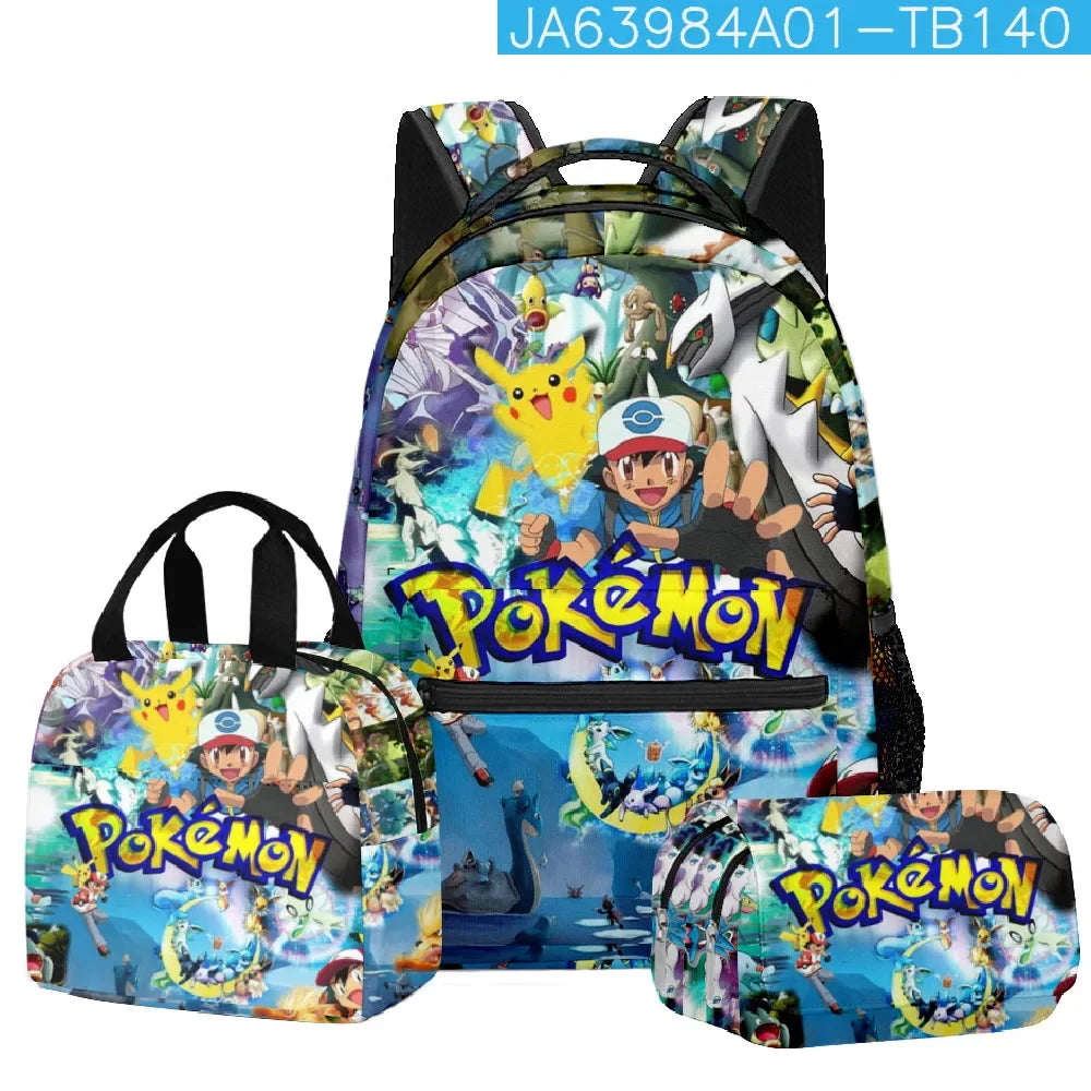 Pokemon School Backpack Set