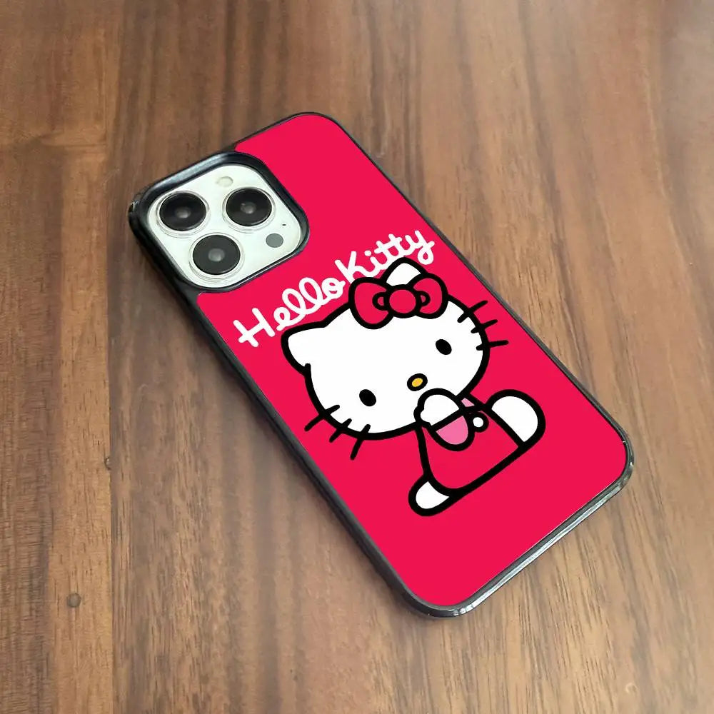 Cute Cartoon Hello Kitty Phone Case Suitable For iPhone