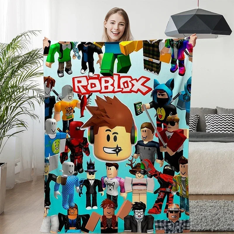 Roblox Game Winter Sofa Blanket