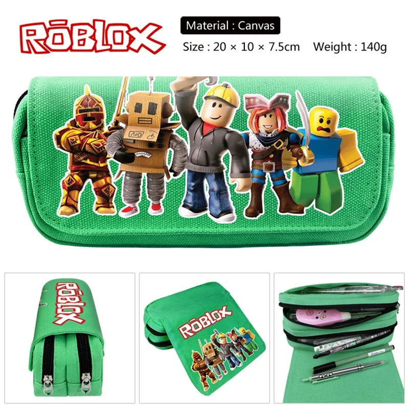 Roblox Anime Game Canvas Pencil Case