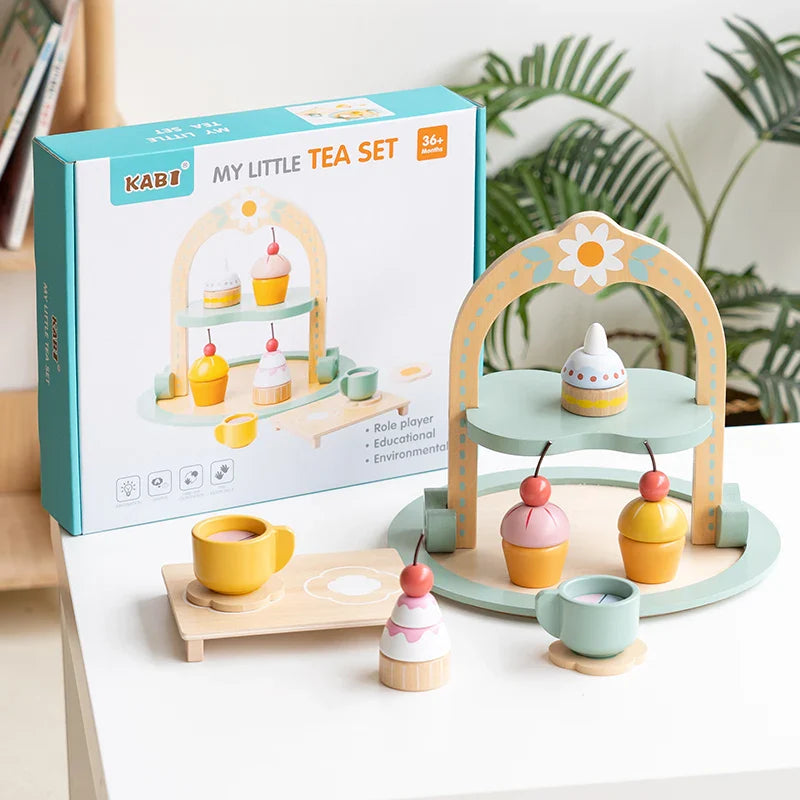 Kids Afternoon Tea Play Set – Pretend Play Kitchen Toy for Girls