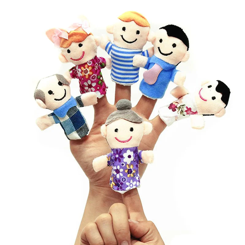 Soft Animal Finger Puppet Toys
