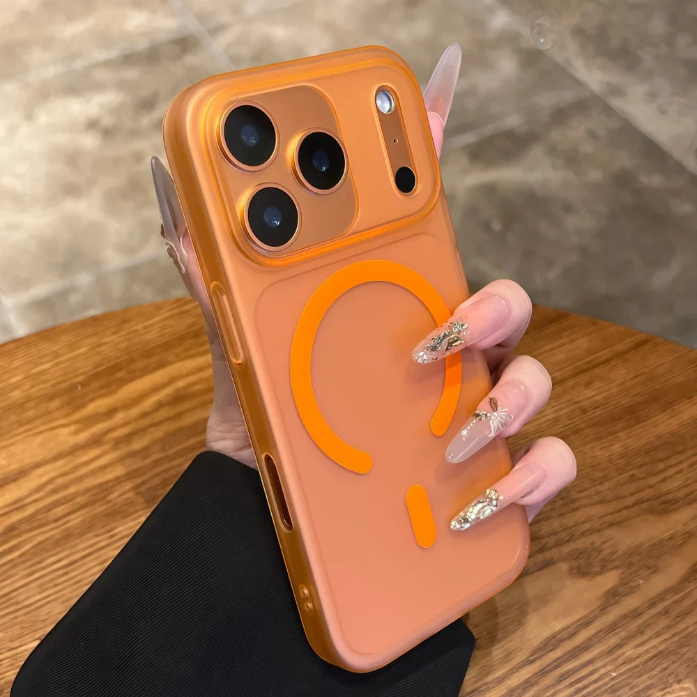 Thin Frosted Funda PC Translucent Case For iPhone