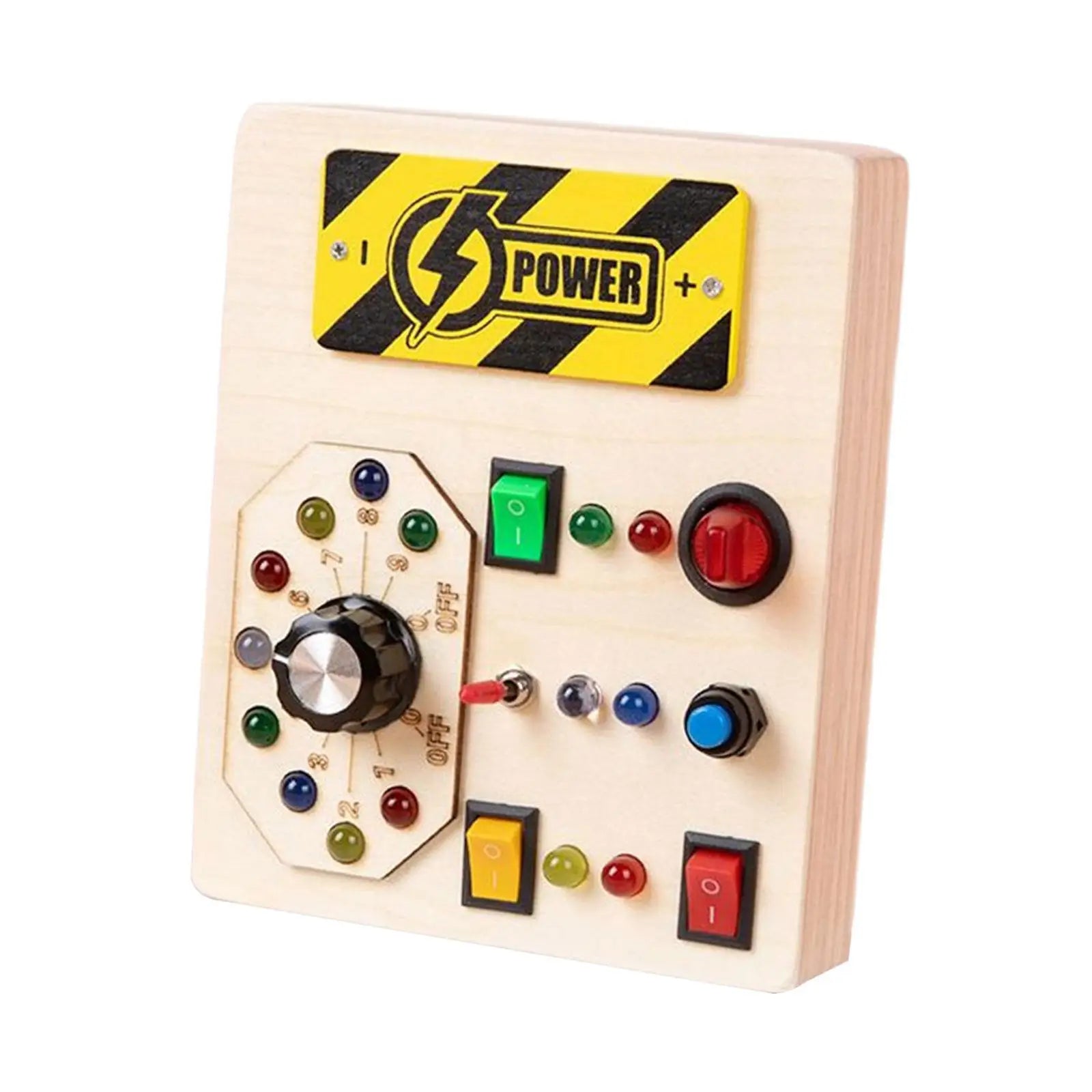 LED Light Switch Busy Board – Educational Toy for Toddlers