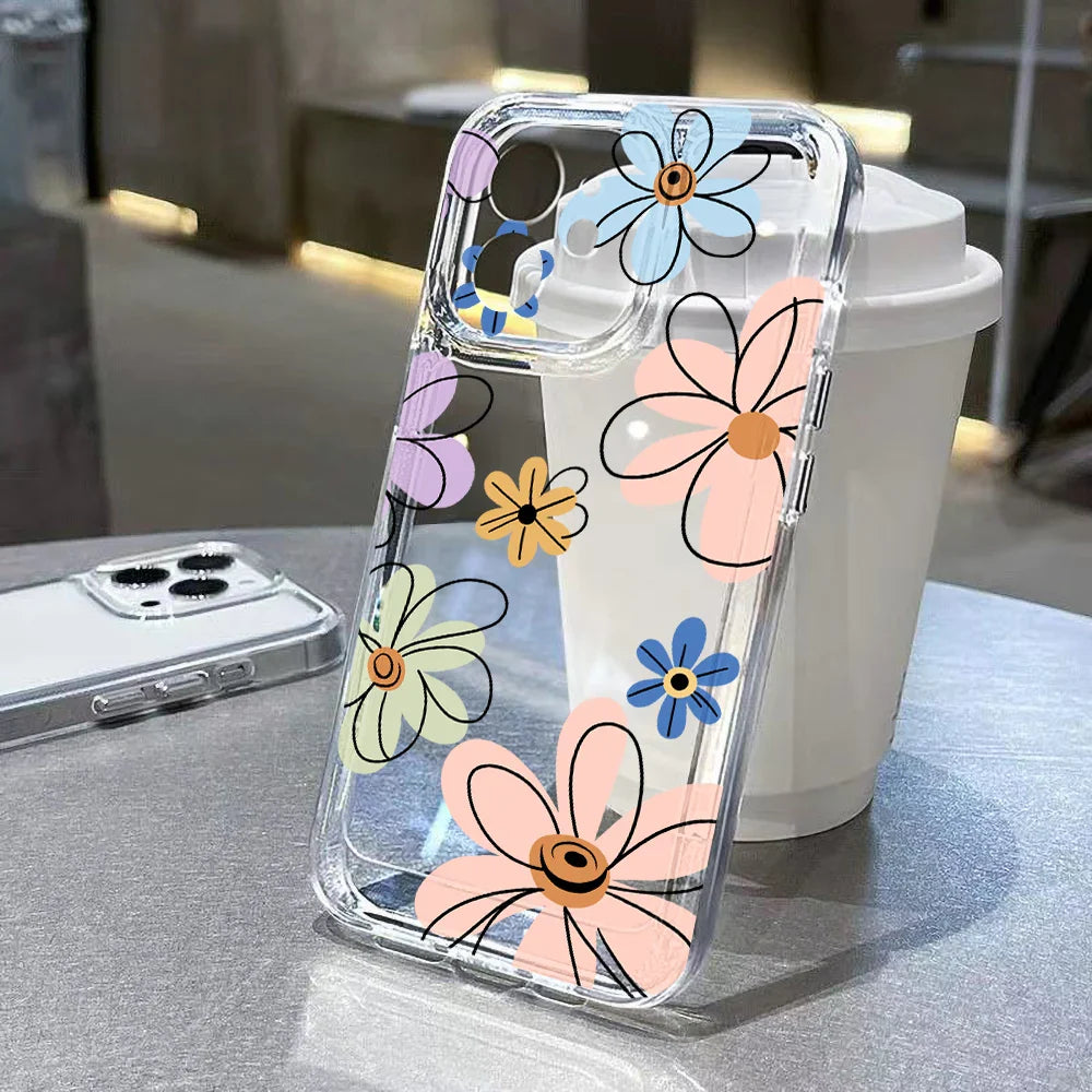 Flower Clear Phone Case