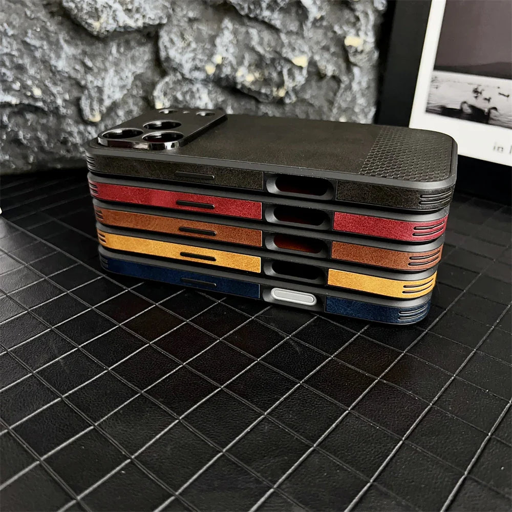 Luxury Soft Leather Case For iPhone