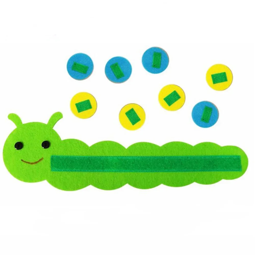 Montessori DIY Caterpillar Math Toy – Educational Learning Tool