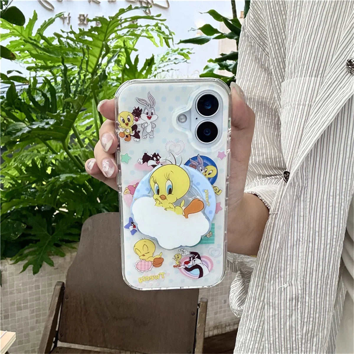 Funny Cute Duck Little Bird Magnetic Phone Case For iPhone