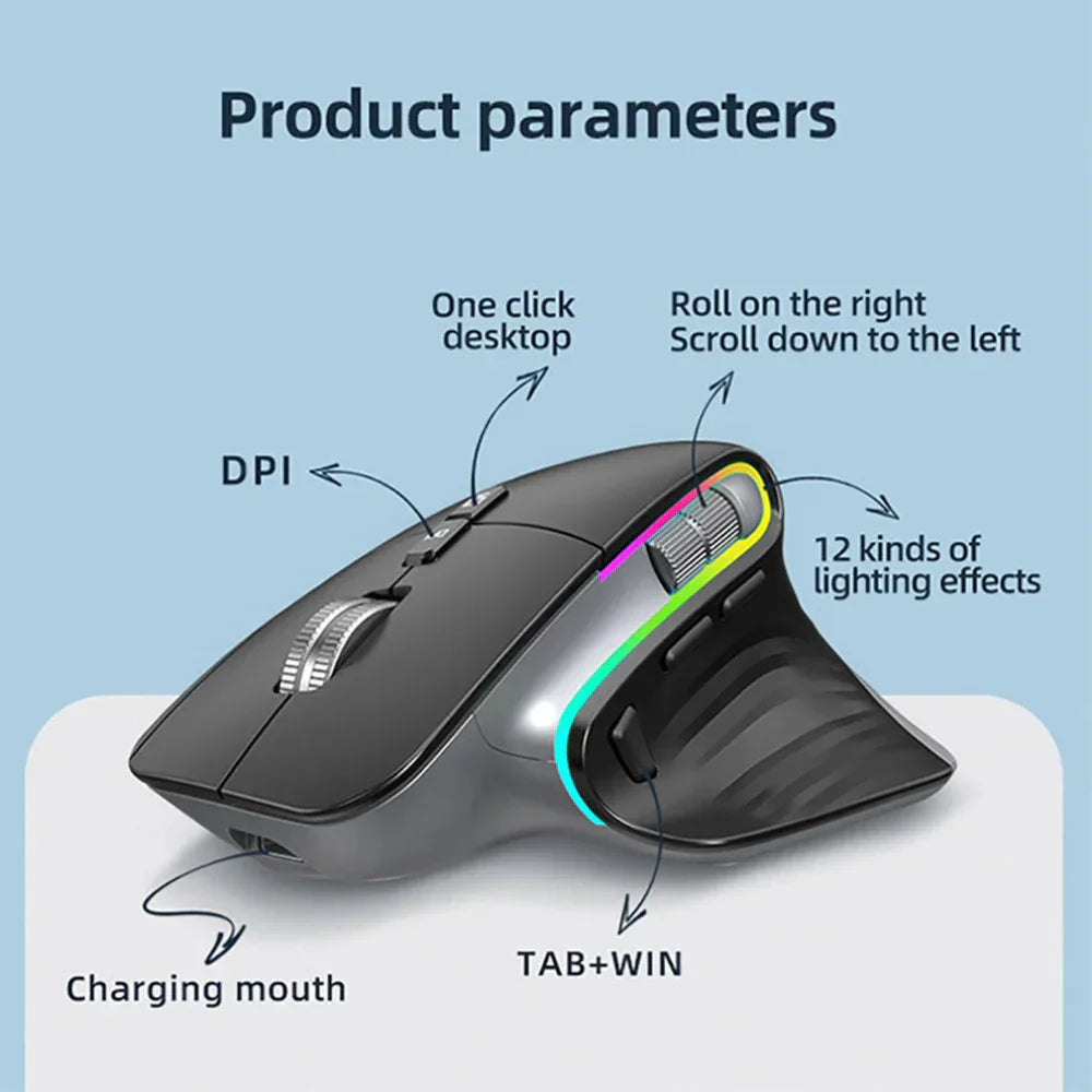 Dragon Dual Mode Bluetooth 2.4Ghz Wireless Gaming Mouse