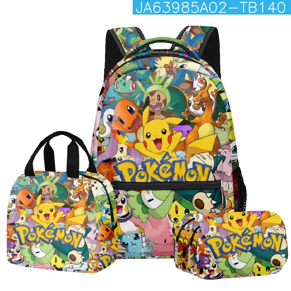Pokemon School Backpack Set
