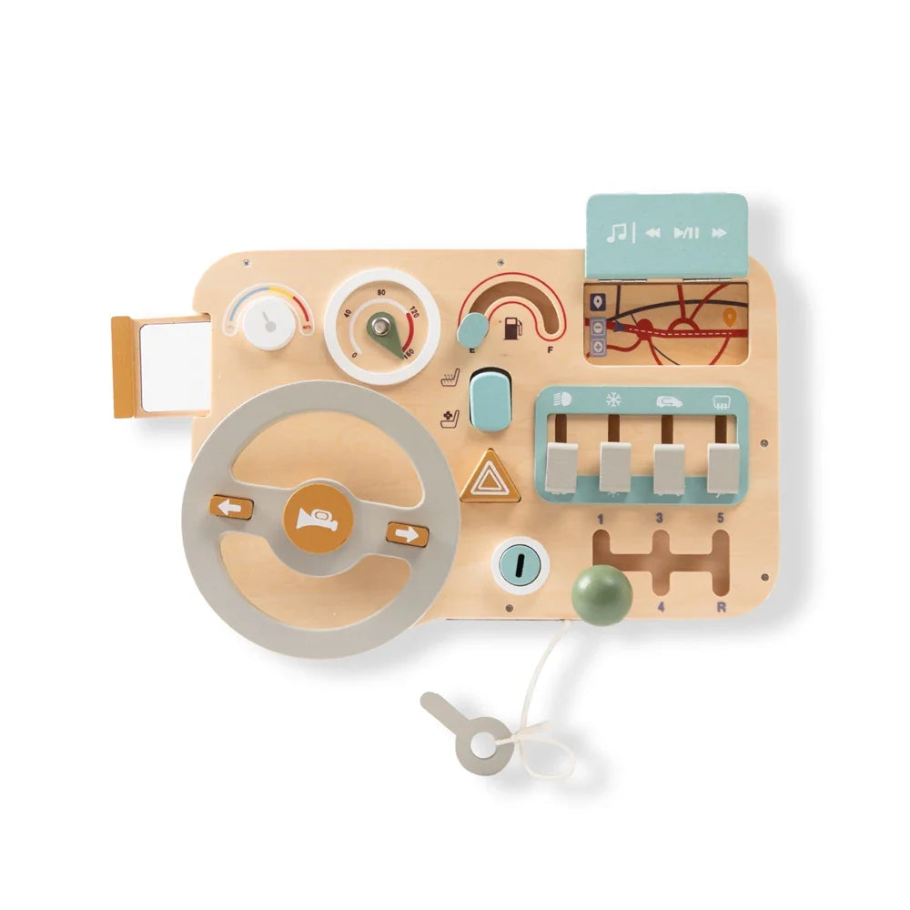 Wooden Coffee Machine Toy – Montessori Kitchen Playset for Kids