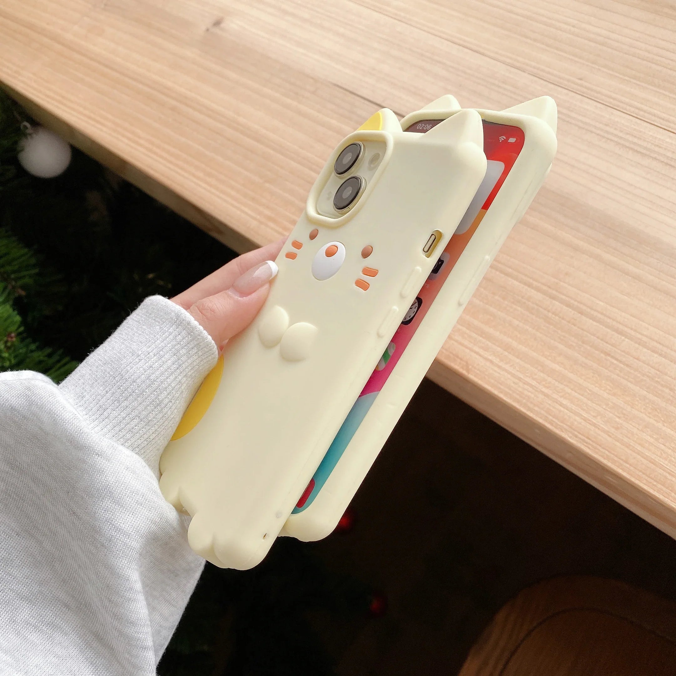 Kawaii Cartoon Sumikko Gurashi Cat Phone Case