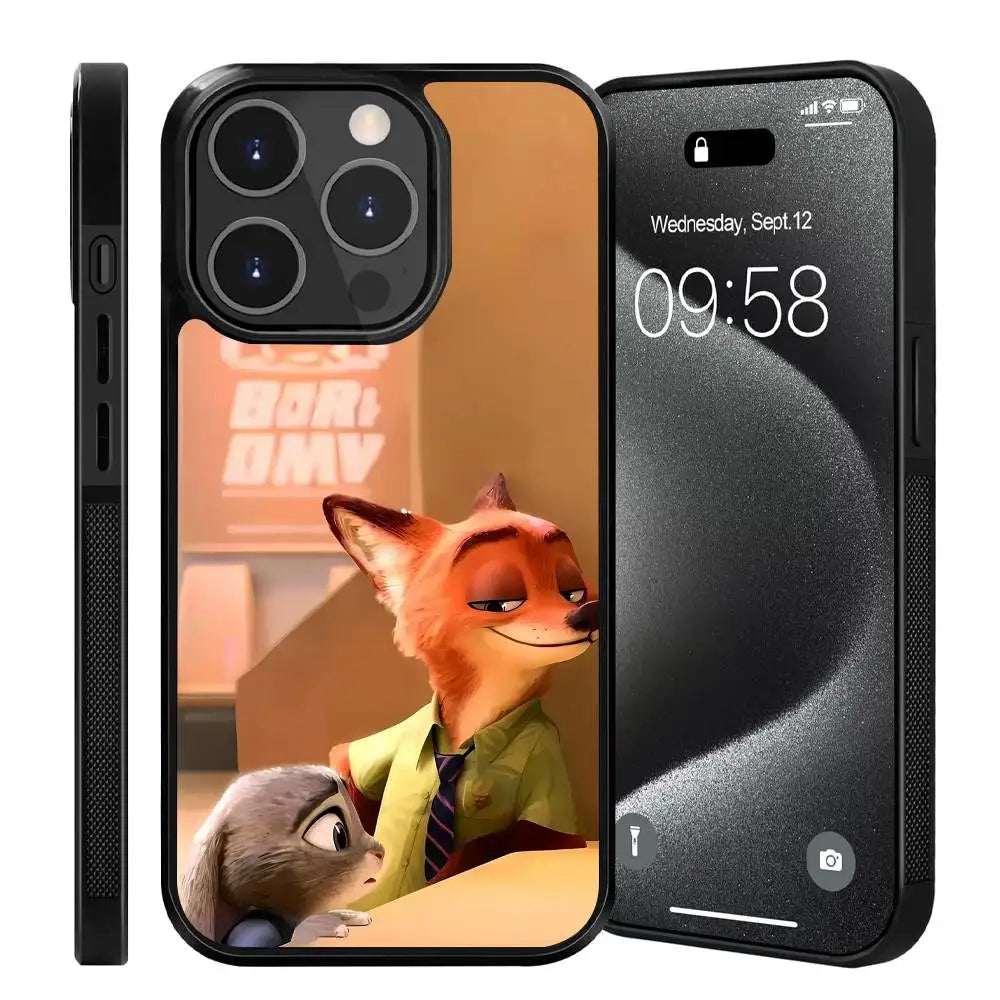 Cartoon Zootopia Phone Case Suitable For iPhone