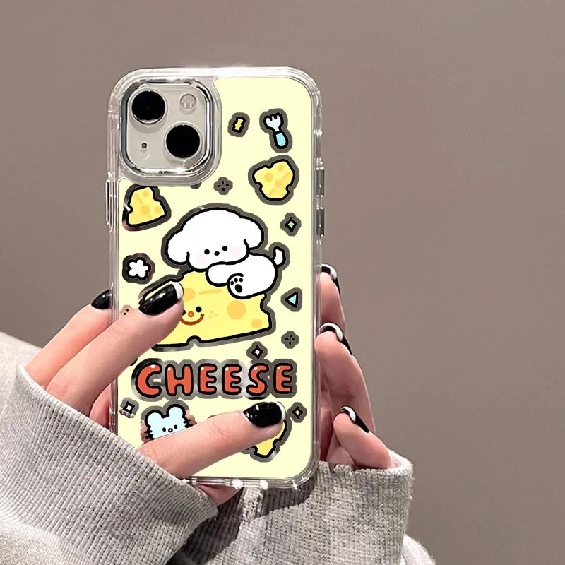 Cute Dog Mirror Phone Case